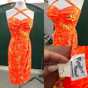 Vintage Dress Made in Honolulu by Paradise Hawaii